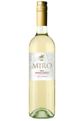 2021 Miro Cellars Ribolla Gialla bottle shot